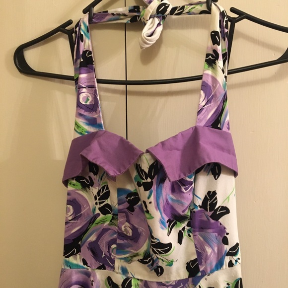 Bettie Page Bella Rosa Swing Sundress - Picture 7 of 8